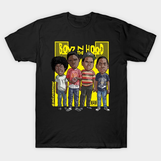 Kidz N Tha Hood T-Shirt by BaileyBrothaz